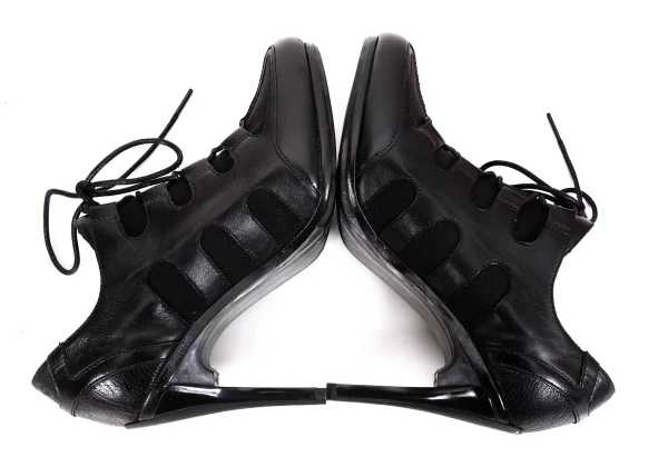 Y-3 DITA Lace Up Heel Leather Shoes K-168715_008