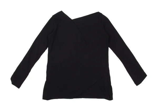 Yohji Yamamoto NOIR Cotton Switching Design Stretch T Shirt K-168719_002