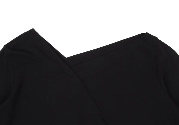 Yohji Yamamoto NOIR Cotton Switching Design Stretch T Shirt K-168719_003