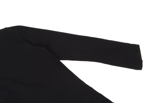 Yohji Yamamoto NOIR Cotton Switching Design Stretch T Shirt K-168719_004