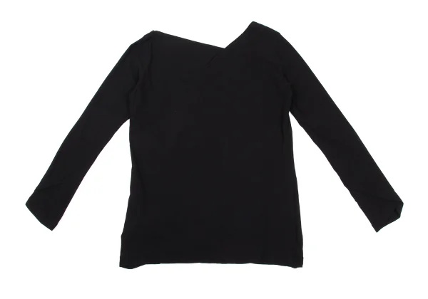 Yohji Yamamoto NOIR Cotton Switching Design Stretch T Shirt K-168719_009