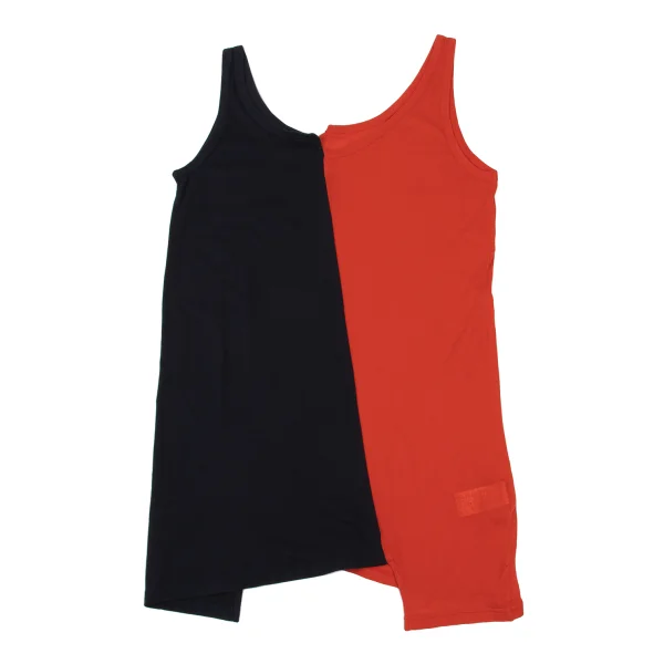 Y's Switching Design Bicolor Long Tank Top K-168724_002