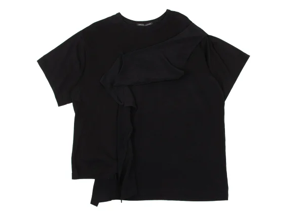 Y's Cotton Switching Draped T Shirt K-168725_002