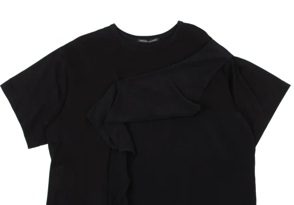 Y's Cotton Switching Draped T Shirt K-168725_003