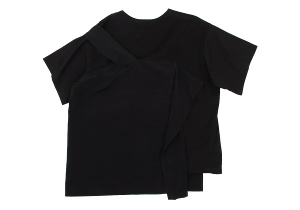 Y's Cotton Switching Draped T Shirt K-168725_011