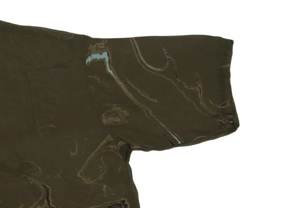 Y's Graphic Print Switching Design T Shirt K-168728_005