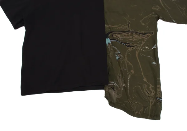 Y's Graphic Print Switching Design T Shirt K-168728_006