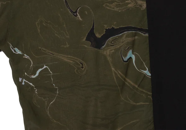 Y's Graphic Print Switching Design T Shirt K-168728_010