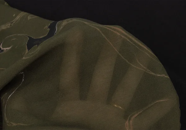 Y's Graphic Print Switching Design T Shirt K-168728_011