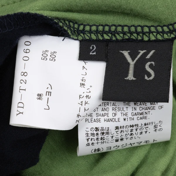 Y's Back Switching Draped Deformation Top K-168729_015