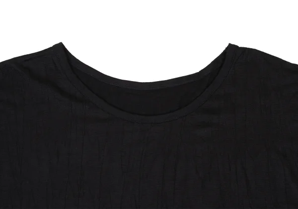 Y's Wool Wrinkled Wide Silhouette T Shirt K-168731_003