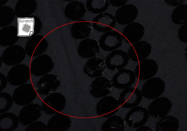 Y's Dot Flock Print Stretch Wide Silhouette T Shirt K-168732_004