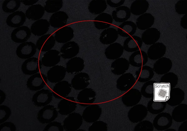 Y's Dot Flock Print Stretch Wide Silhouette T Shirt K-168732_011