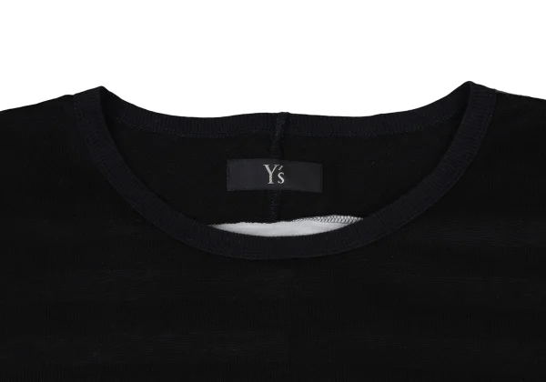 Y's Back Striped Switching Design Dress K-168733_004