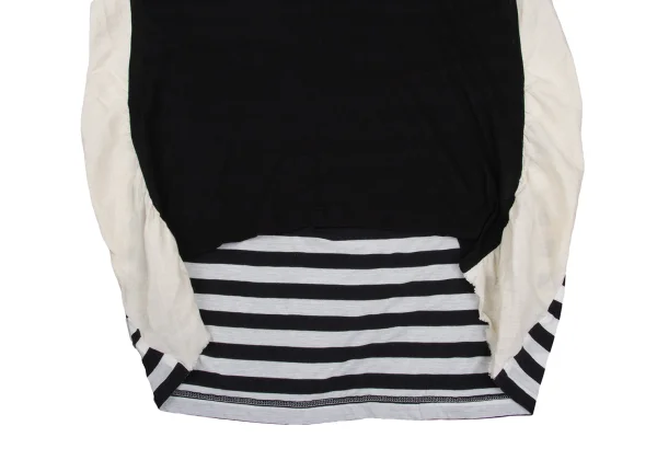 Y's Back Striped Switching Design Dress K-168733_009