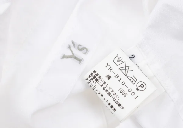 Y's Cotton Dolman Sleeve Wide Silhouette Shirt K-168734_015