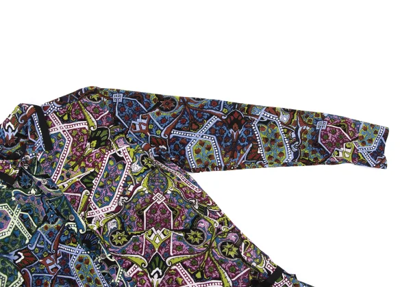 Y's Cotton Graphic Print Tape Design Long Shirt K-168735_007