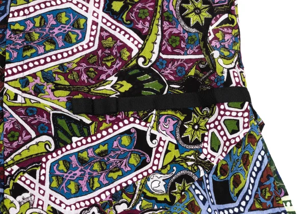 Y's Cotton Graphic Print Tape Design Long Shirt K-168735_010