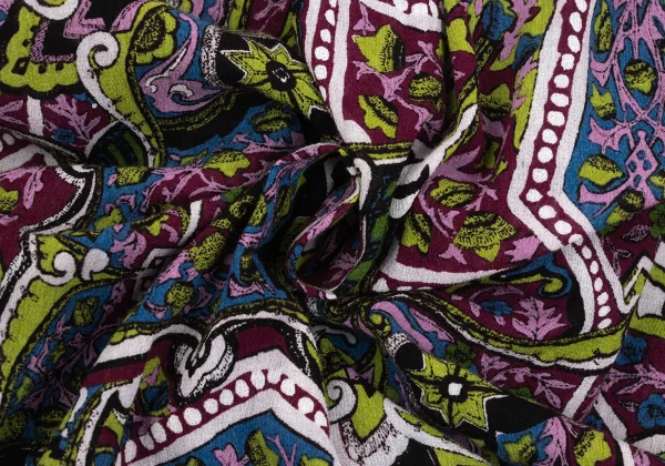 Y's Cotton Graphic Print Tape Design Long Shirt K-168735_015