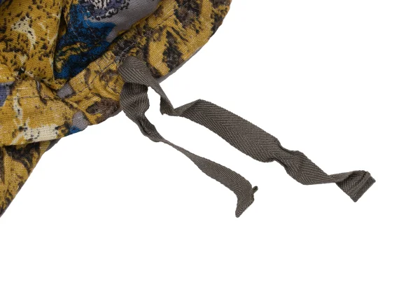 Y's Cotton Linen Floral Print Band-collar Short Sleeve Shirt K-168737_008