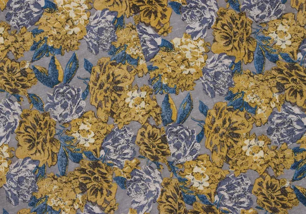 Y's Cotton Linen Floral Print Band-collar Short Sleeve Shirt K-168737_013