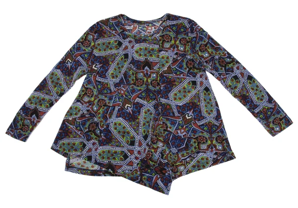 Y's Wool Graphic Print Top K-168738_002