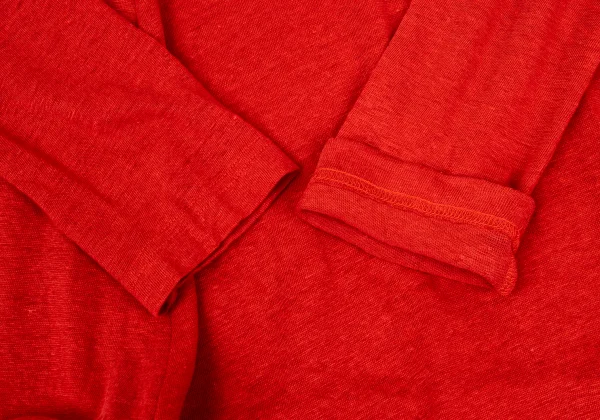 Y's Cotton Blend Floral Jacquard Switching Design Top K-168739_005