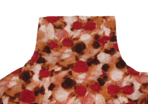 Y's Wool Graphic Print Turtleneck Top K-168741_005