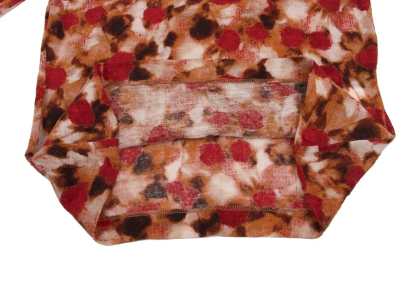 Y's Wool Graphic Print Turtleneck Top K-168741_009