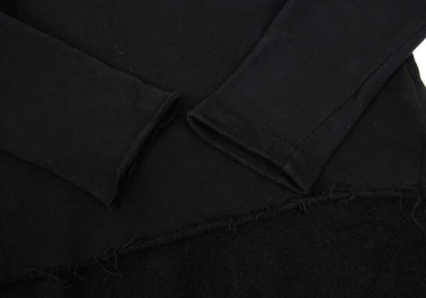 Y's Cotton Blend Cut-off Hem Design Sweat K-168742_005