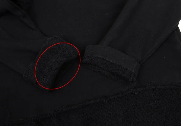 Y's Cotton Blend Cut-off Hem Design Sweat K-168742_006