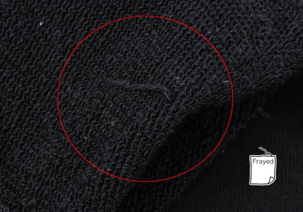 Y's Cotton Blend Cut-off Hem Design Sweat K-168742_007