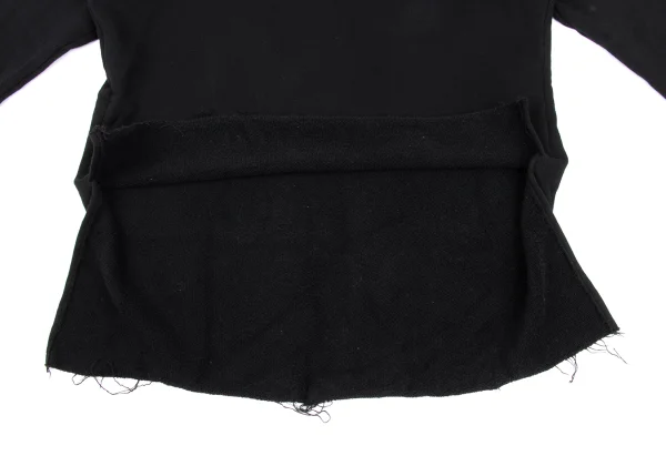Y's Cotton Blend Cut-off Hem Design Sweat K-168742_010