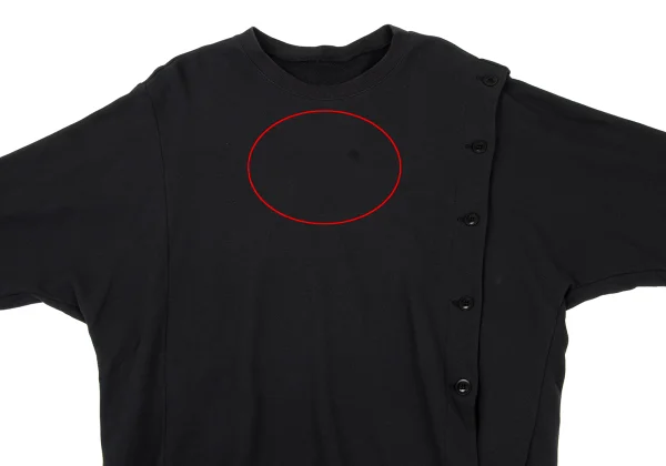 Y's Cotton Side Button Detachable Design Dolman Sweat K-168743_003