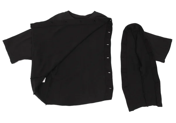 Y's Cotton Side Button Detachable Design Dolman Sweat K-168743_014
