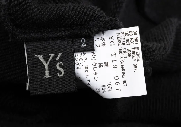 Y's Cotton Side Button Detachable Design Dolman Sweat K-168743_019