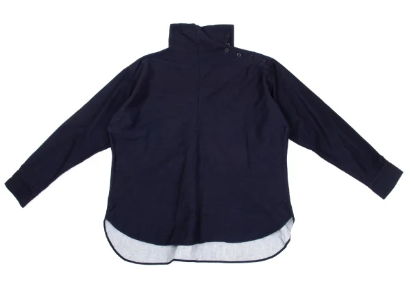 Y's Dyed Shoulder Button Pull-over Blouse K-168745_002