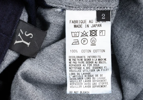 Y's Dyed Shoulder Button Pull-over Blouse K-168745_015