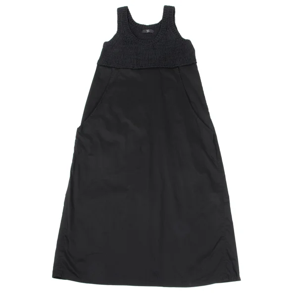 Y's Knit Switching Sleeveless Dress K-168749_002