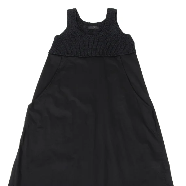 Y's Knit Switching Sleeveless Dress K-168749_003