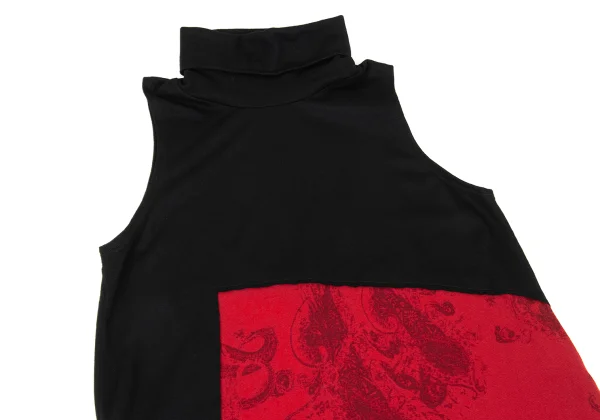 Y's Wool Switching Roll-neck Knit Dress K-168750_003