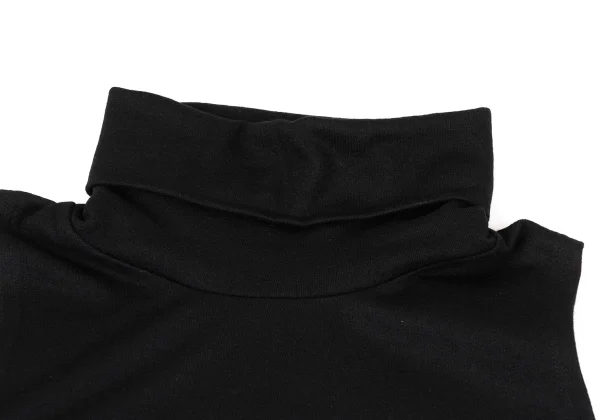 Y's Wool Switching Roll-neck Knit Dress K-168750_004