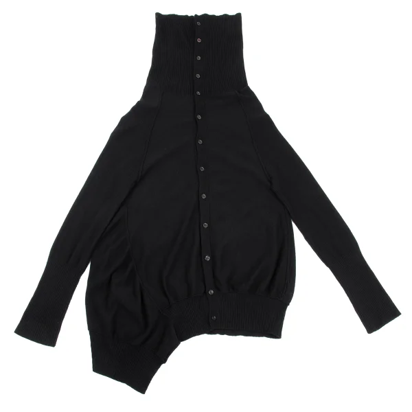 Y's Wool Roll-neck Knit Cardigan K-168755_002