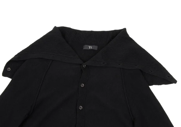Y's Wool Roll-neck Knit Cardigan K-168755_005
