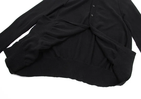 Y's Wool Roll-neck Knit Cardigan K-168755_010