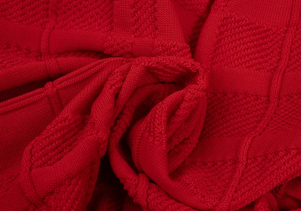 Y's Checker Woven Knit Cardigan K-168756_012