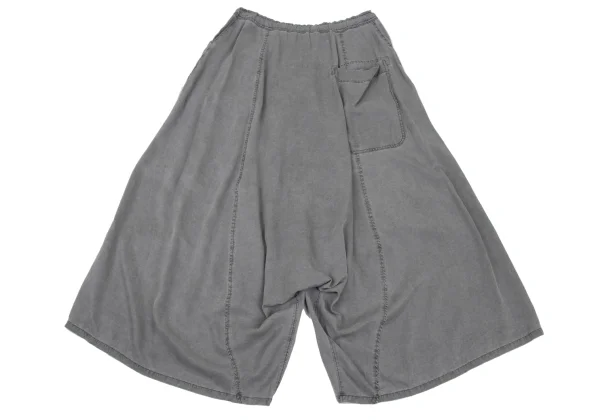 Y's Rayon Cupra Wide Dropped Crotch Pants K-168757_010