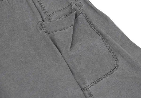 Y's Rayon Cupra Wide Dropped Crotch Pants K-168757_011