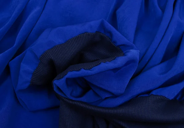 Y's Crepe de Chine Rib Switching Wide  Dropped Crotch Pants K-168761_011