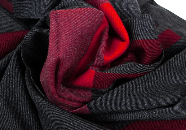 Y's red Label Line Wool Line Jacquard Skirt Pants K-168763_013